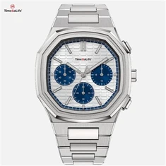 Férfi többfunkciós kronográf mechanikus óra OEM egyedi automatikus mozgás